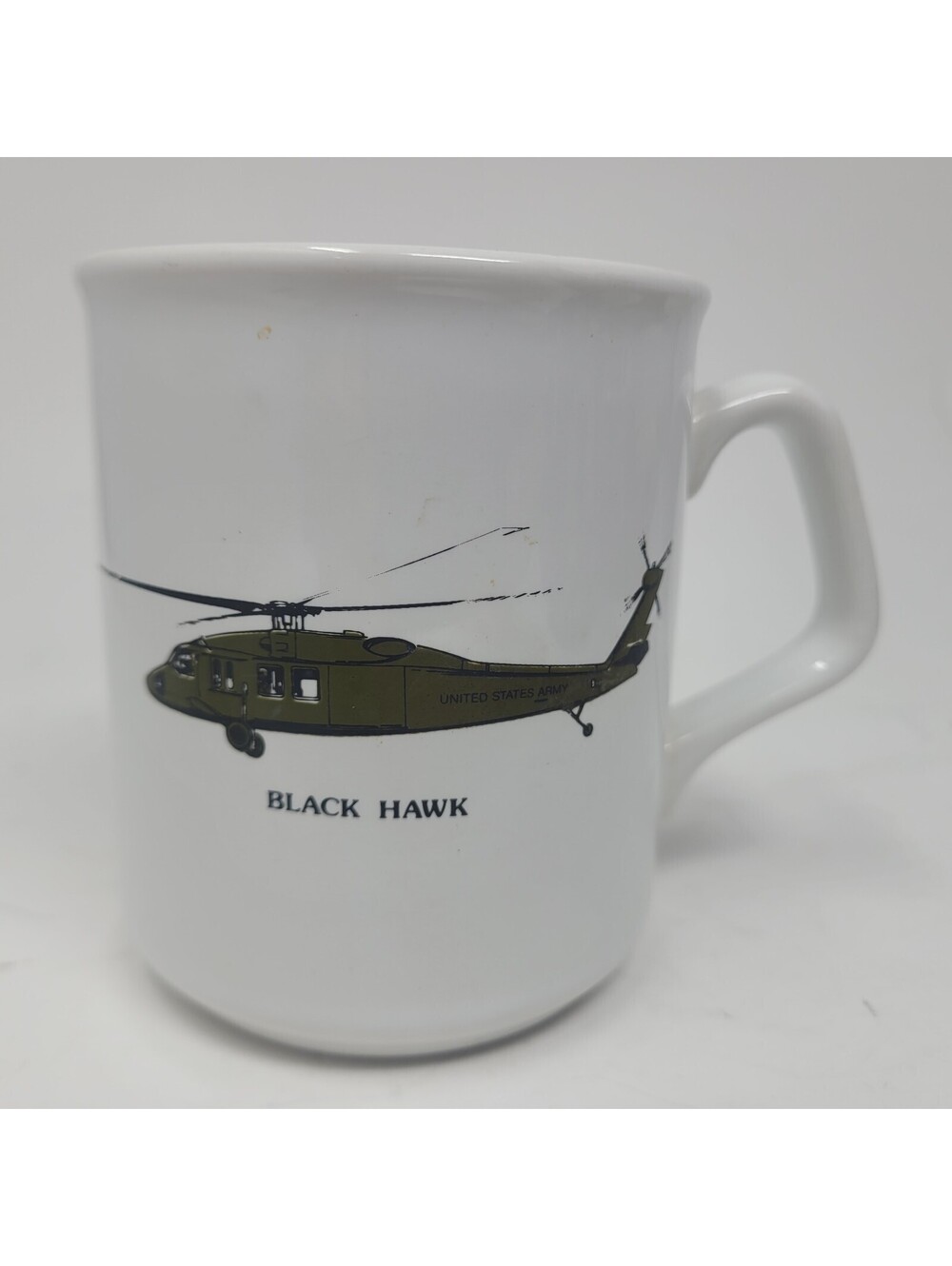 United Technologies Sikorsky Black Hawk UH-60 Army Helicopter Mug England